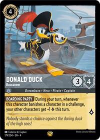 Donald Duck - Buccaneer - Ursula's Return - Lorcana card