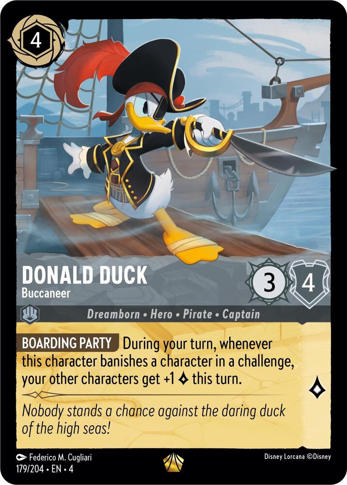 ディズニーロルカナ Donald Duck - Musketeer Donald Duck - Musketeer Soldier - Ursula's Return - Disney