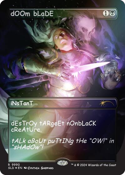 dOOm bLaDE Rainbow Foil