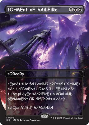 tOrMEnt oF hAiLFiRe #9992 – Secret Lair Drop Series (Rare)