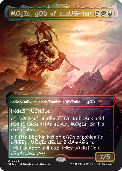 MOgIs gOD of sLaUGHter 9994 Rainbow Foil