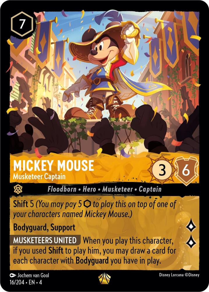 Mickey Mouse - Musketeer Captain - Ursula's Return - Disney