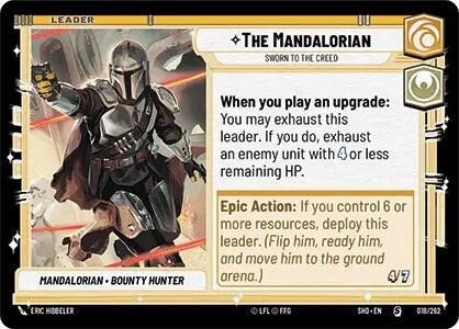 The Mandalorian - Sworn To The Creed - Shadows of the Galaxy - Star Wars:  Unlimited - TCGplayer.com