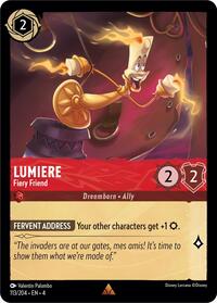 Lumiere - Fiery Friend (Ursula's Return)
