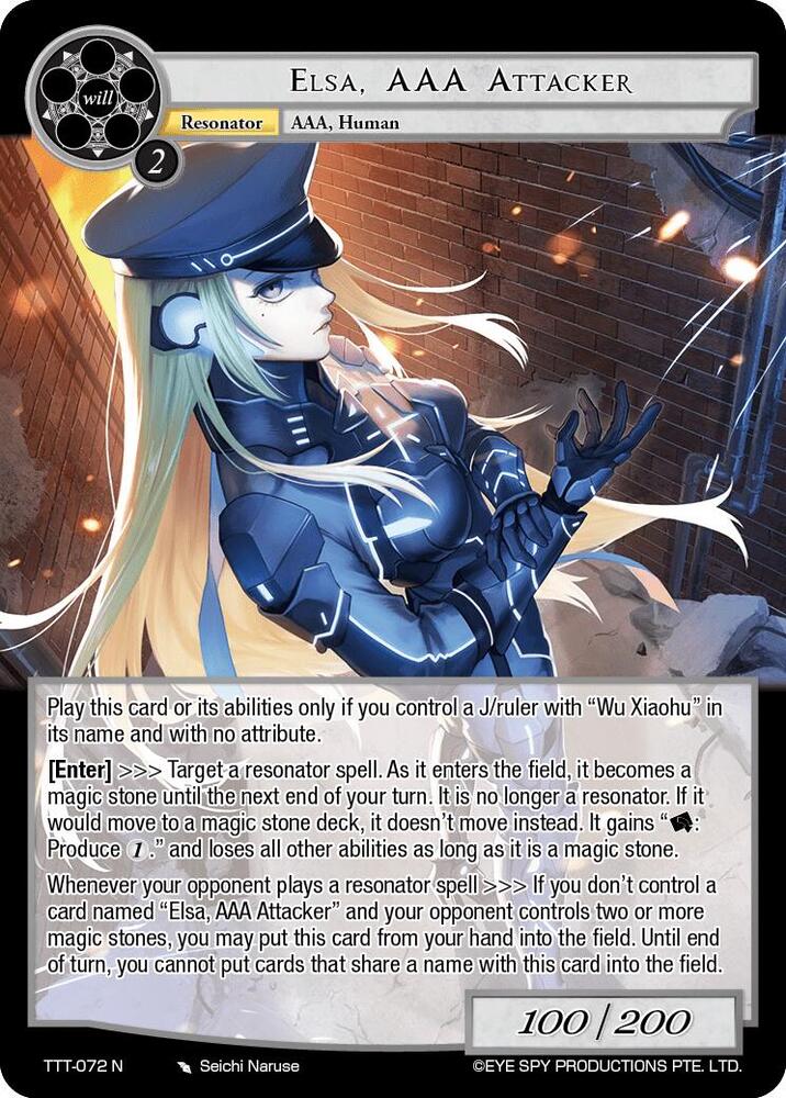 Elsa, AAA Attacker