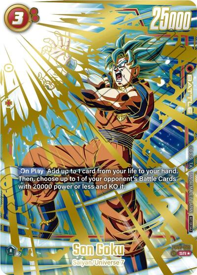 Son Goku - FB01-015 (Championship 2024-2025 Regionals) Tournament and Championship Promos Super Rare Dragon Ball card — value and price
