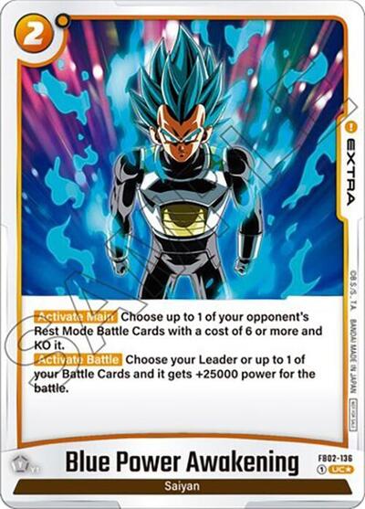 Blue Power Awakening - FB02-136 (Tournament Pack 02) Tournament and Championship Promos Uncommon Dragon Ball card — value and price