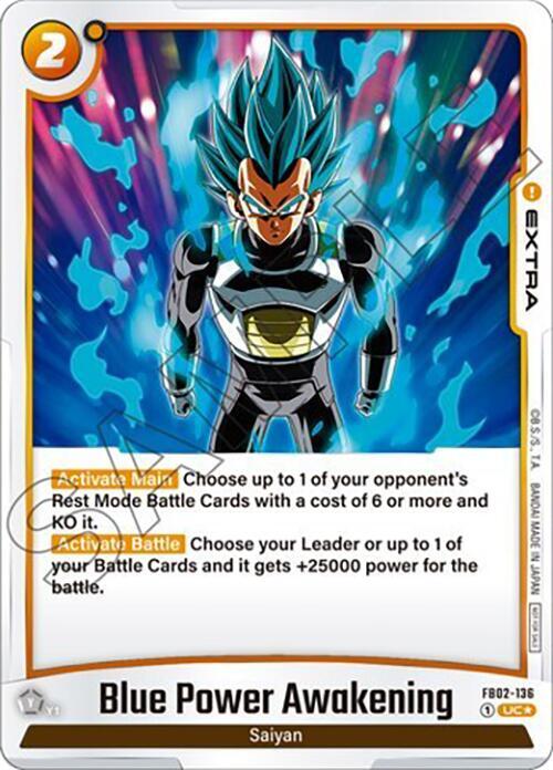 Blue Power Awakening - FB02-136 (Tournament Pack 02) - Tournament