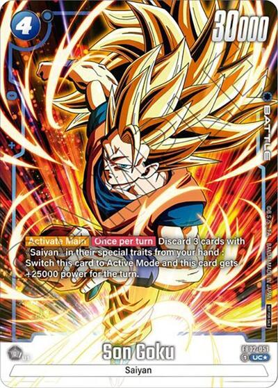 Son Goku - FB02-051 (Tournament Pack -Winner- 02) Tournament and Championship Promos Uncommon Dragon Ball card — value and price