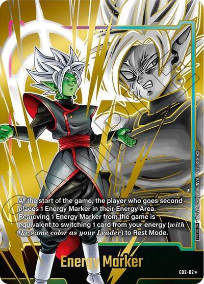 Energy Marker (E02-02) (Gold) Fusion World Energy Markers None Dragon Ball card — value and price