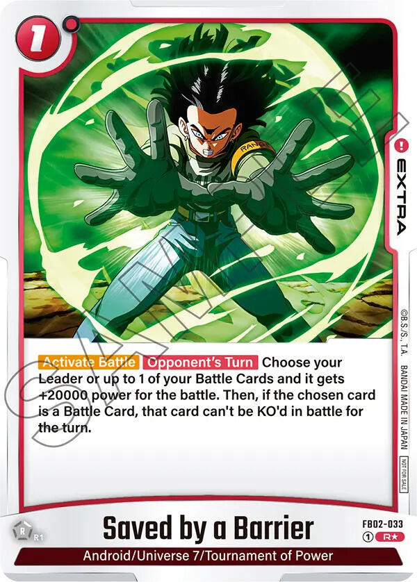 dragon ball super card game barrier Dragon Ball Fusion World Frieza FB05-120 SCR