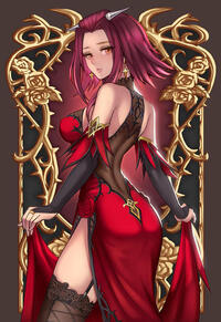 ManaMoon Card Sleeves Small Blackrose Gown Back Pose Sleeves (70-Pack)