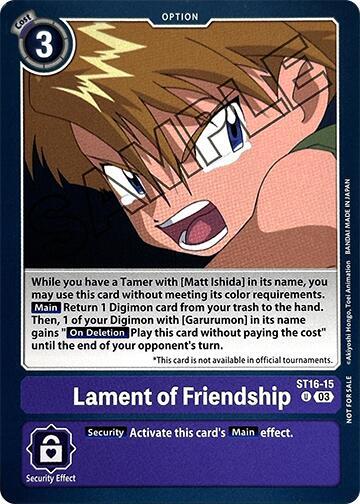 Lament of Friendship Demo Deck Exclusive