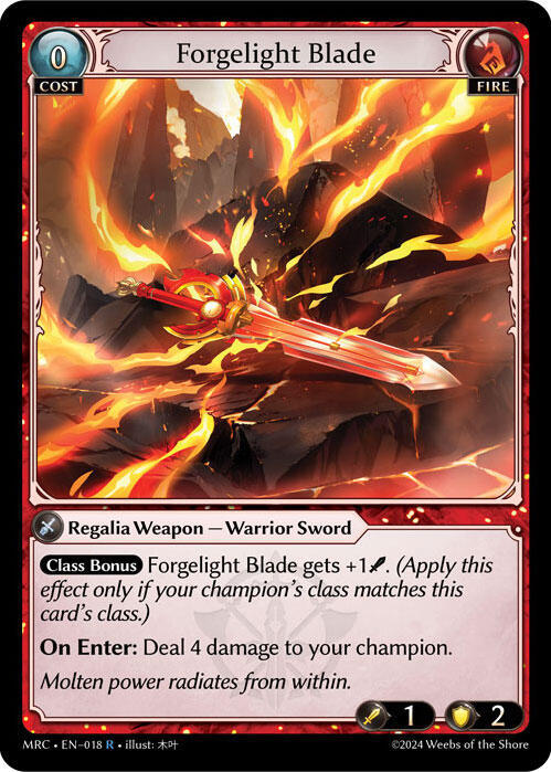 匿名配送grand archive Mercenary’s Blade foil Mercenary's Blade - Mercurial Heart - Grand Archive TCG