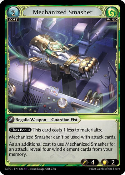 Mechanized Smasher card