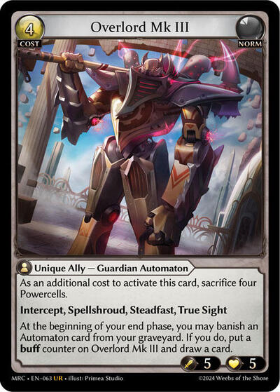 Overlord Mk III card
