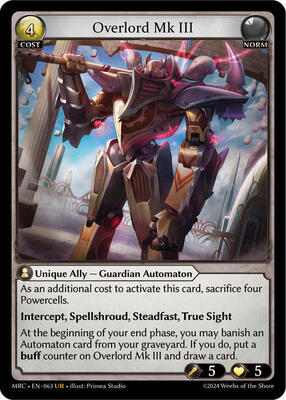 Overlord Mk III - Mercurial Heart - Grand Archive TCG - TCGplayer.com