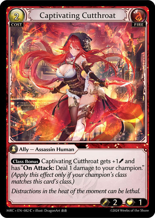 Captivating Cutthroat - Mercurial Heart - Grand Archive TCG
