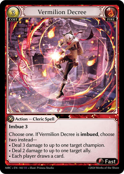 Vermilion Decree card