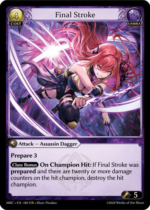 Final Stroke - Mercurial Heart - Grand Archive TCG - TCGplayer.com