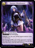 Sinister Mindreaver - Mercurial Heart - Grand Archive TCG