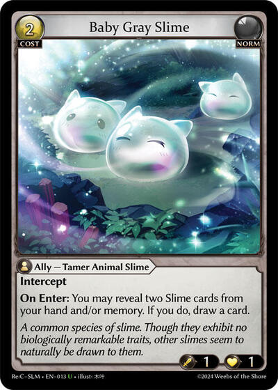 Baby Gray Slime Silvie Re:Collection, Slime Sovereign Uncommon Grand Archive card — value and price