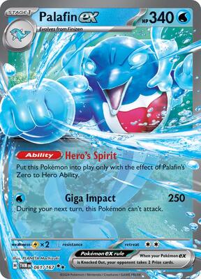 Palafin ex - 061/167 - SV06: Twilight Masquerade - Pokemon