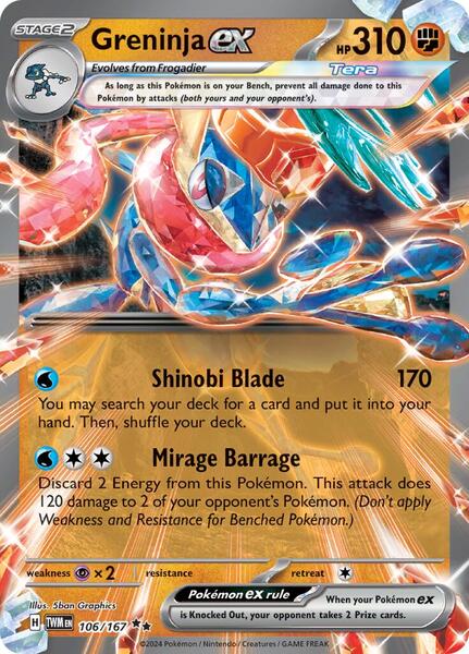Greninja ex card image