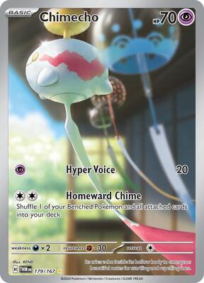 Chimecho - 179/167 - SV06: Twilight Masquerade - Pokemon