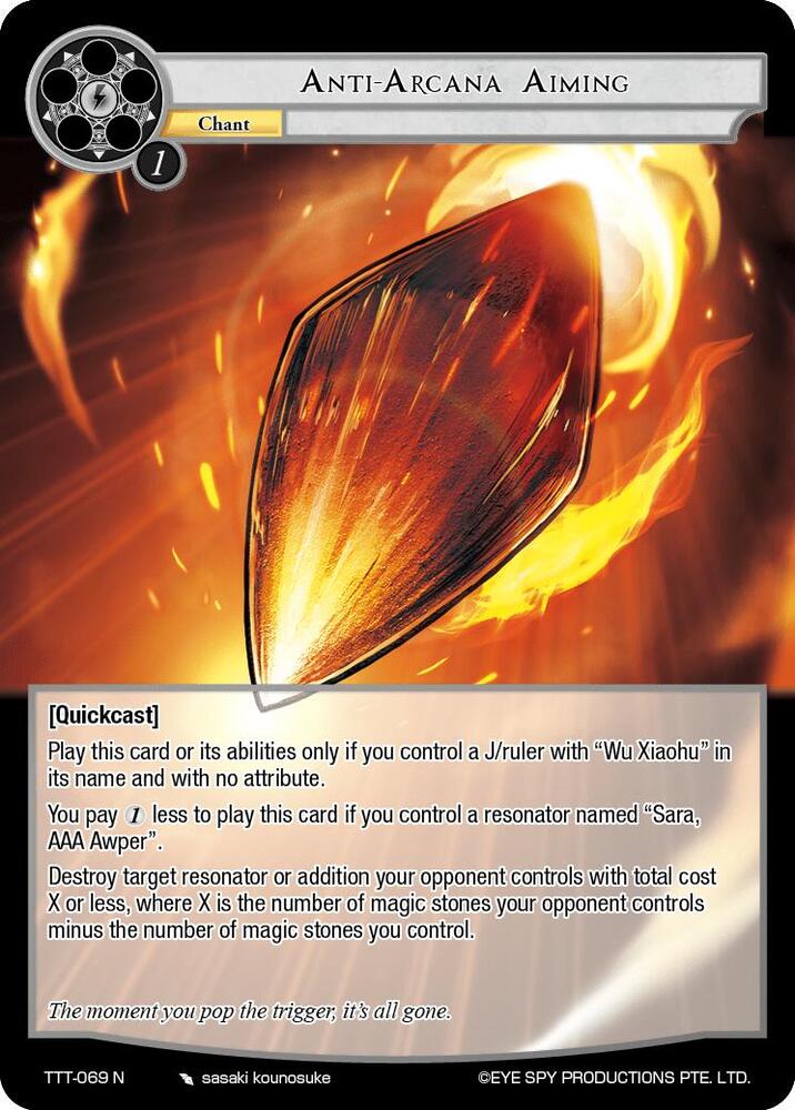 Anti-Arcana Aiming