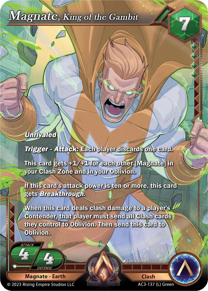 Magnate, King of the Gambit - Unrivaled - Alpha Clash - TCGplayer.com