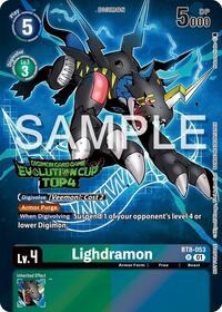 Lighdramon - BT8-053 (2024 Evolution Cup Top 4) - New Awakening - Digimon card