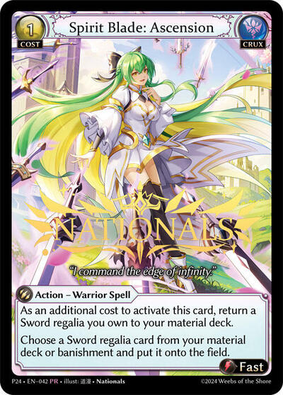 Spirit Blade: Ascension card