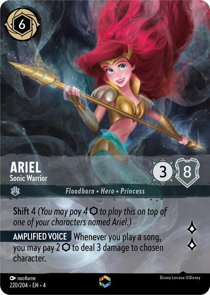 Ariel - Sonic Warrior (Enchanted) - Ursula's Return - Disney