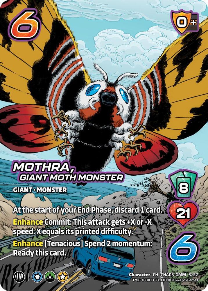 Mothra, Giant Moth Monster - Challenger Series: Godzilla