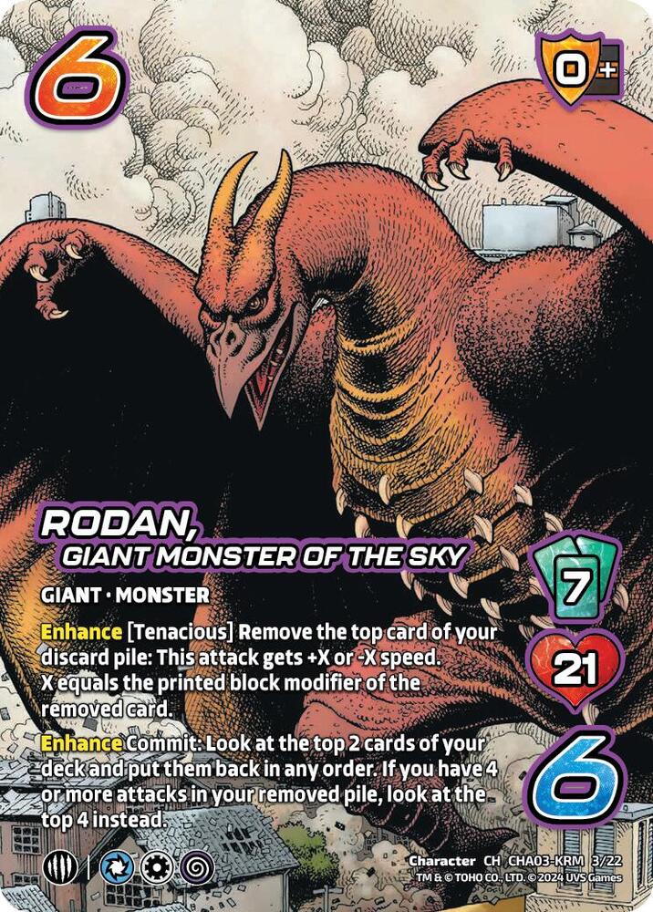 Rodan, Giant Monster of the Sky - Challenger Series: Godzilla - UniVersus -  TCGplayer.com