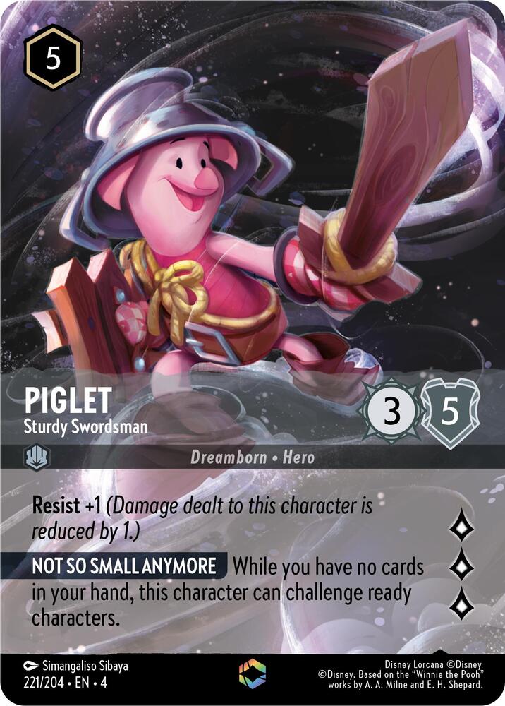 Piglet - Sturdy Swordsman (Enchanted) - Ursula's Return