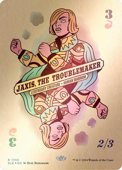 Jaxis the Troublemaker Rainbow Foil