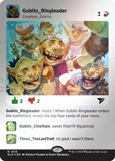 Goblin Ringleader Rainbow Foil