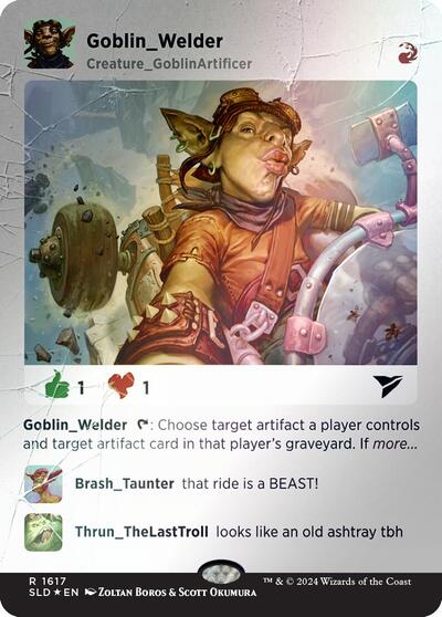 Goblin Welder Rainbow Foil