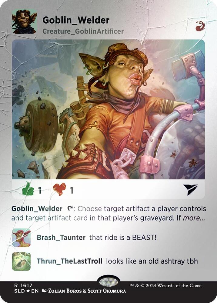 Goblin Welder (Rainbow Foil) - Secret Lair Drop Series - Magic