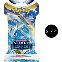 Silver Tempest Sleeved Booster Pack Case from SWSH12: Silver Tempest Pokemon card image