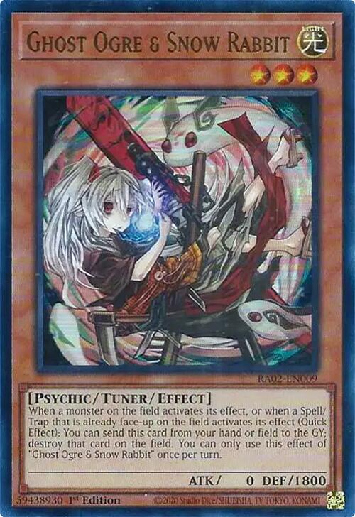 Ghost Ogre & Snow Rabbit (Alternate Art) (UR) - 25th Anniversary Rarity ...