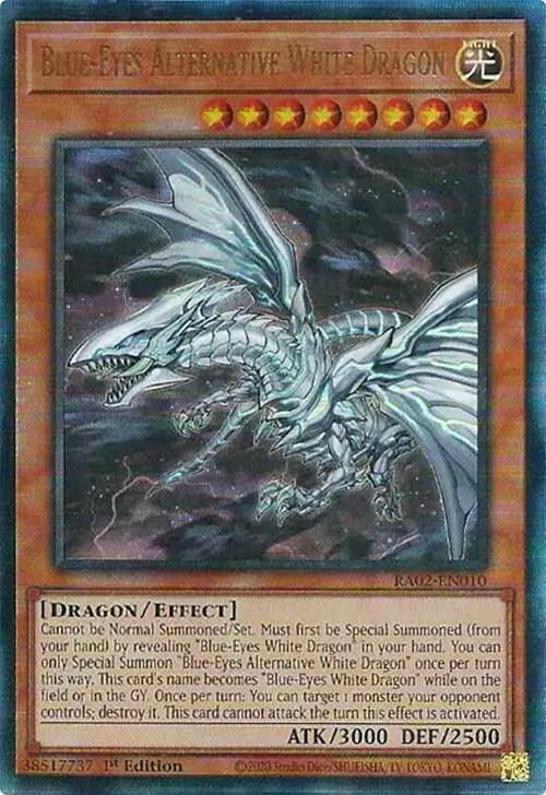Blue-Eyes Alternative White Dragon (PUR) - 25th Anniversary Rarity