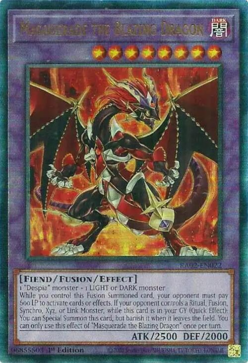 Masquerade the Blazing Dragon (PUR) - 25th Anniversary Rarity