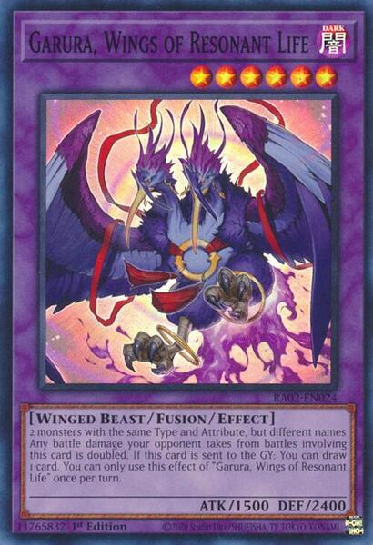 Garura, Wings of Resonant Life - 25th Anniversary Rarity