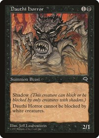 Dauthi Horror - Tempest - Magic: The Gathering card