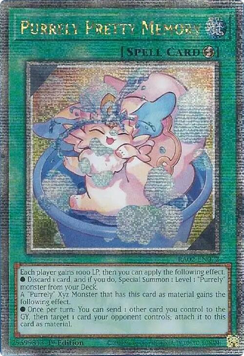 Purrely Pretty Memory (Quarter Century Secret Rare) - 25th