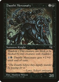 Dauthi Mercenary - Tempest - Magic: The Gathering card