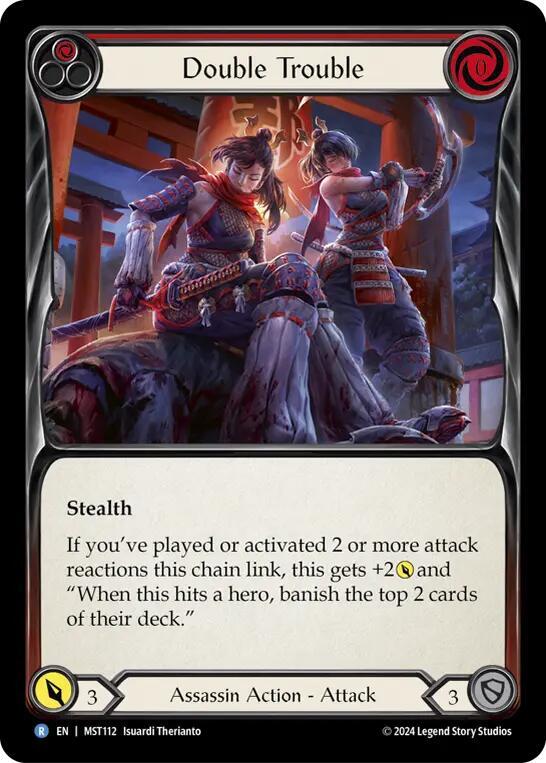 Double Trouble (Red) - Part the Mistveil - Flesh and Blood TCG